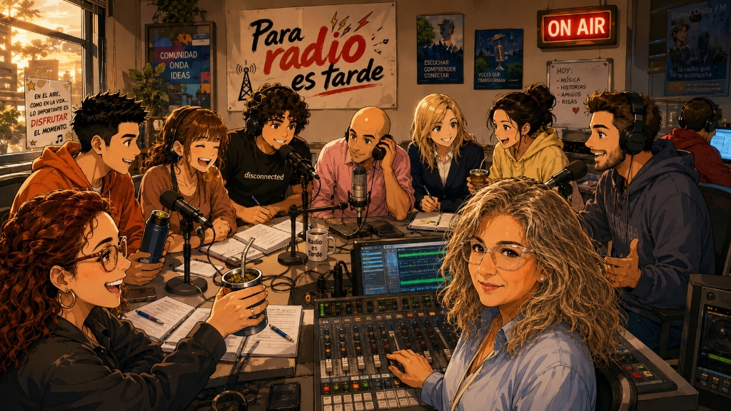 Para radio es tarde – En vivo al atardecer